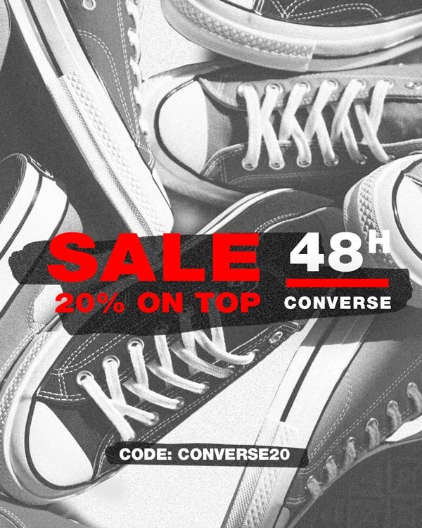 Kickz.Com Nl: 👟Converse Sale: 20% off 