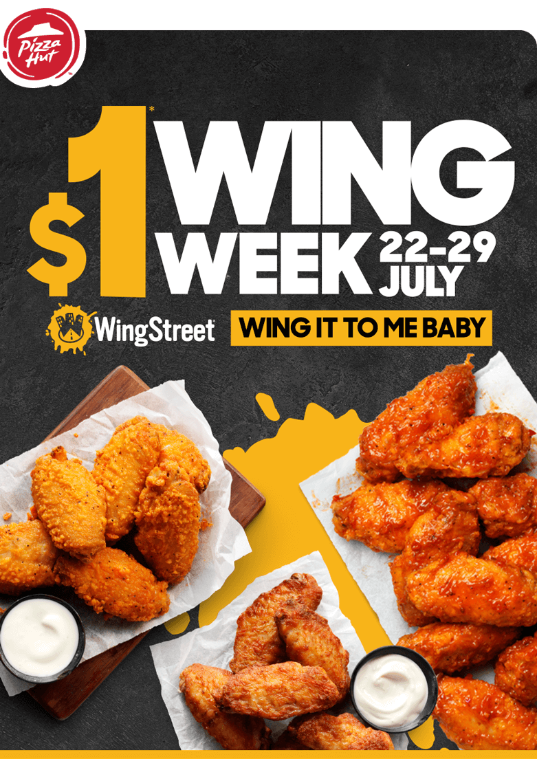 Pizza Hut Alert It S 1 Wings Week Ditch The And Wing It Milled