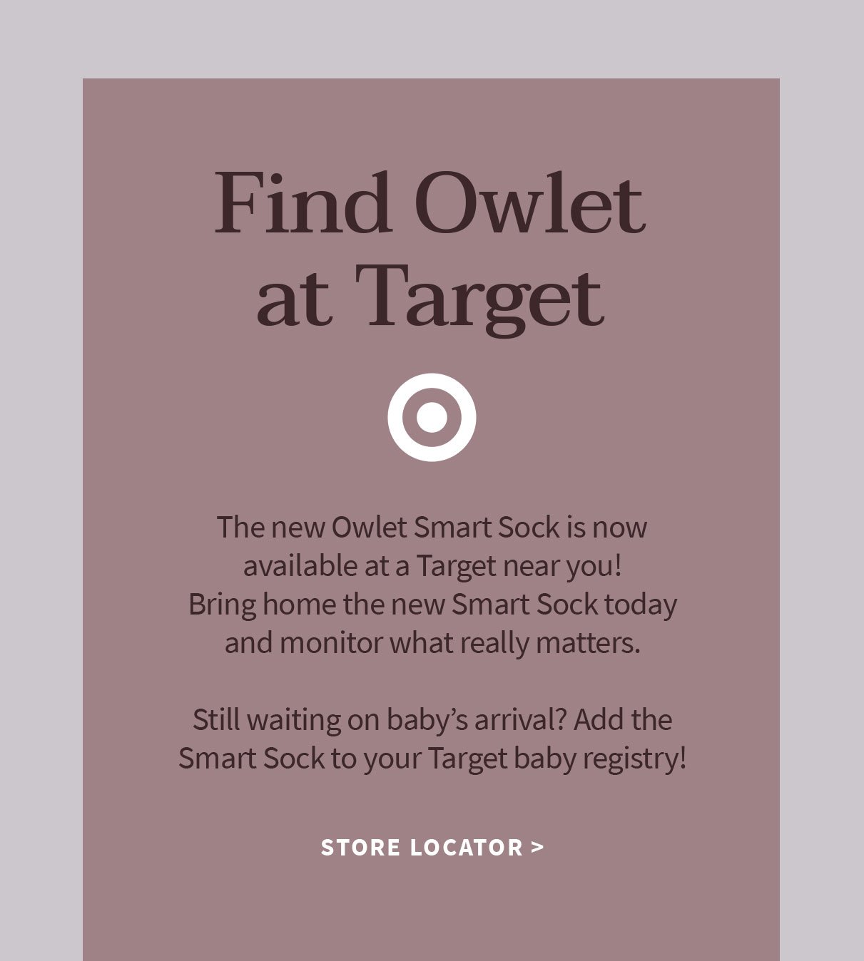 target owlet sock