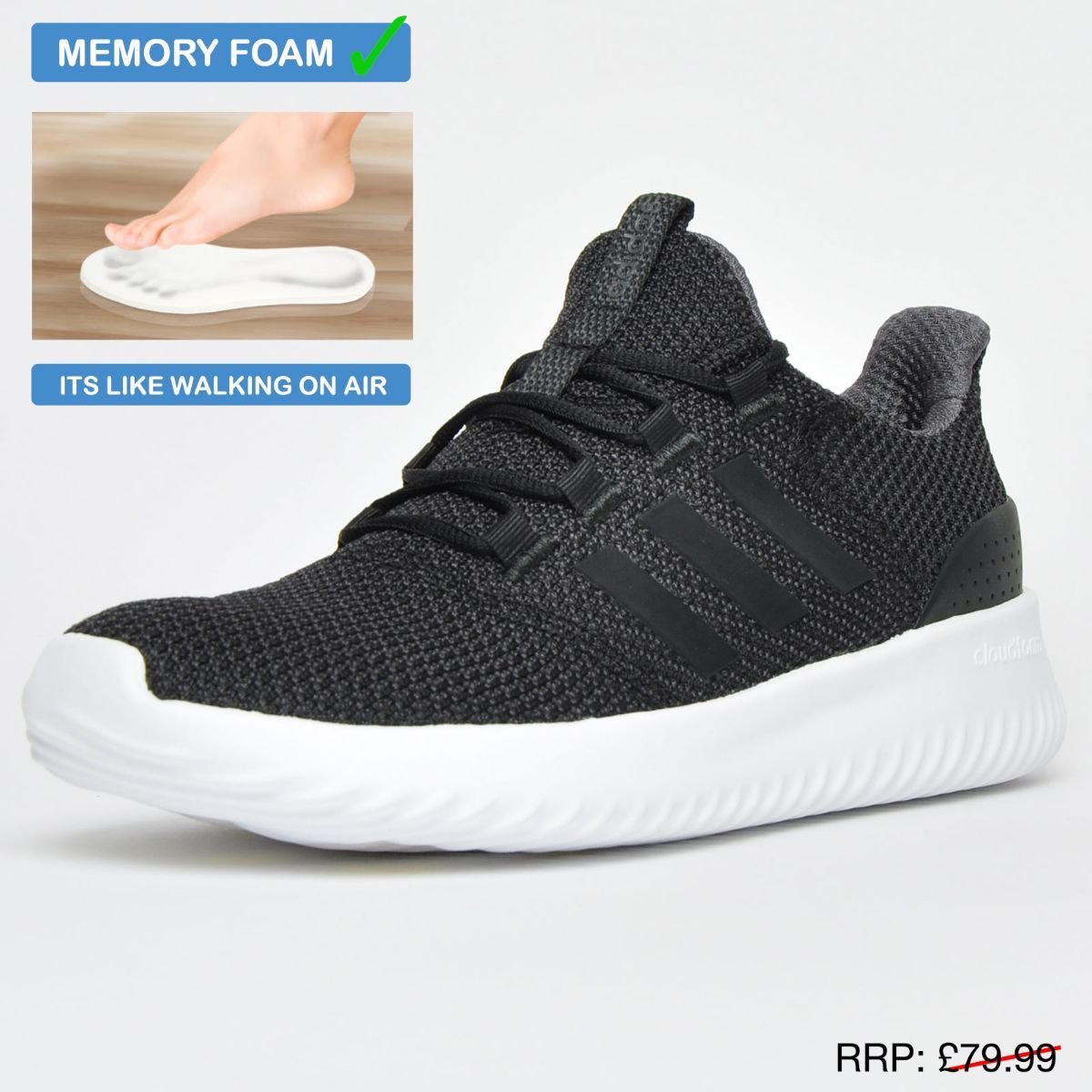memory foam trainers adidas