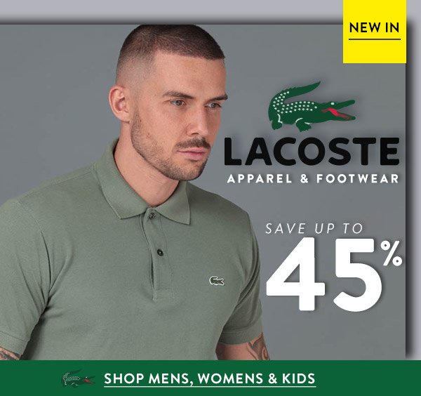 get the label lacoste