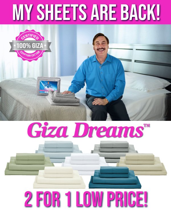 MyPillow: Giza Dream Sheets Are Back 
