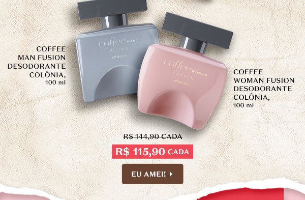 Colônia Coffee Woman Fusion 100ml