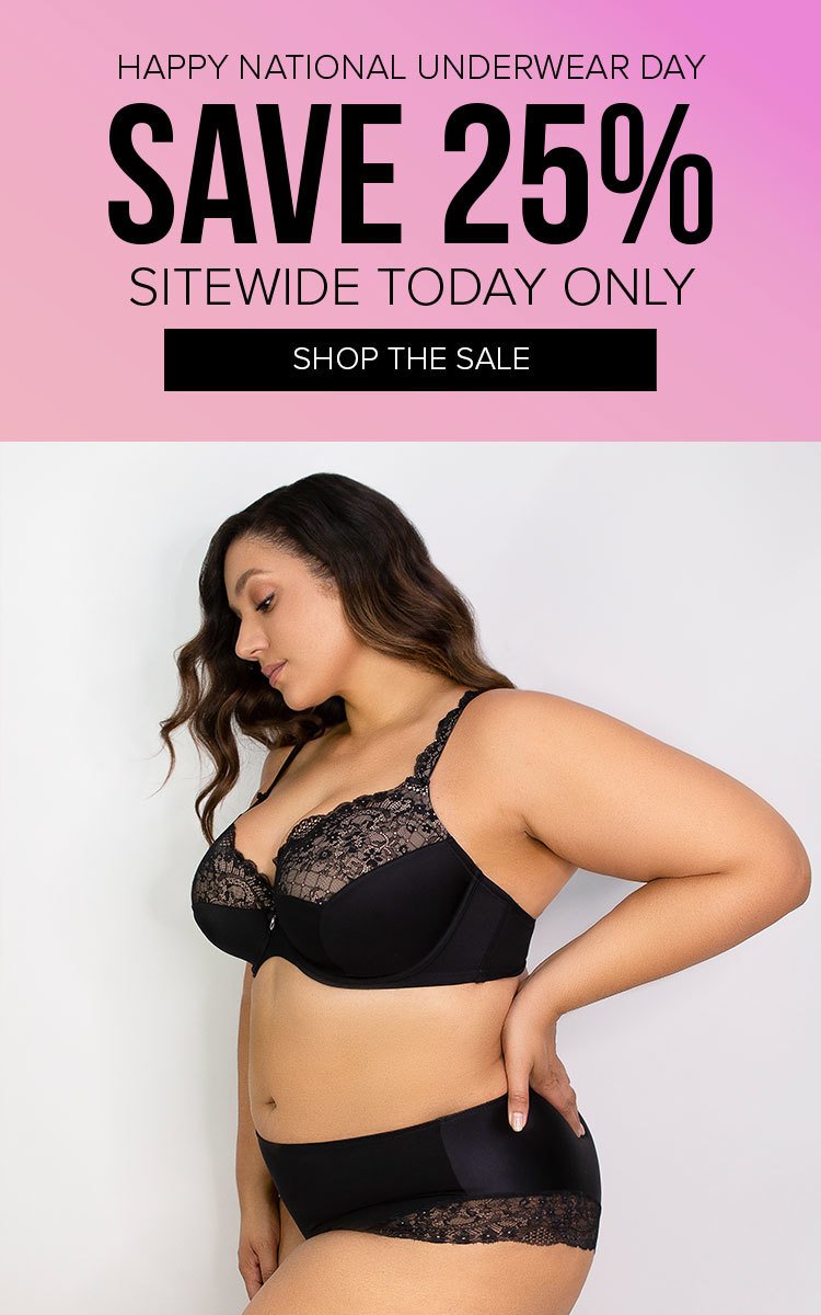 Curvy Couture: Take 25% Off National Underwear Day
