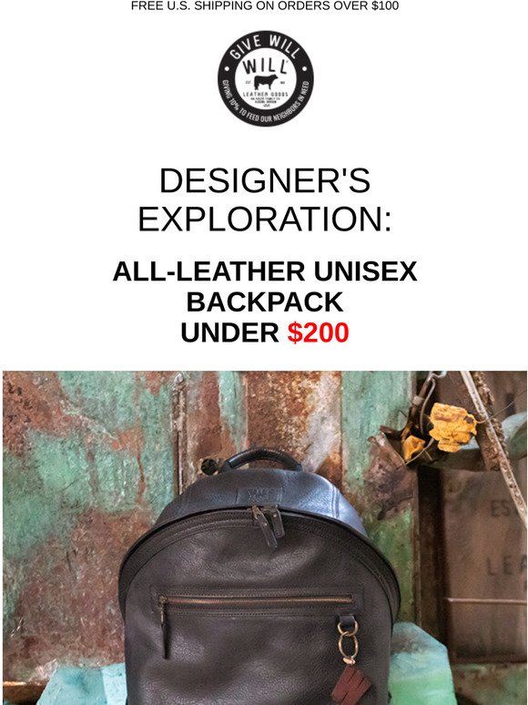 designer backpacks under 200