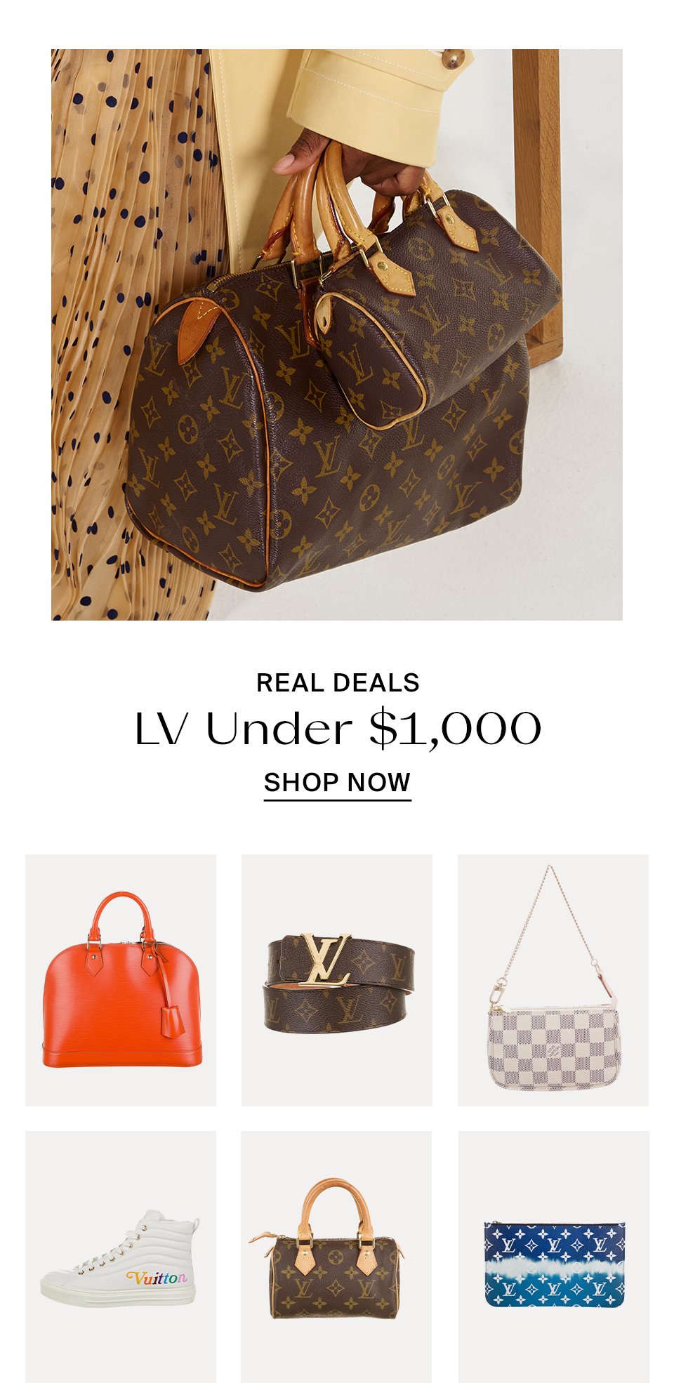 The RealReal: Louis Vuitton Under $1K
