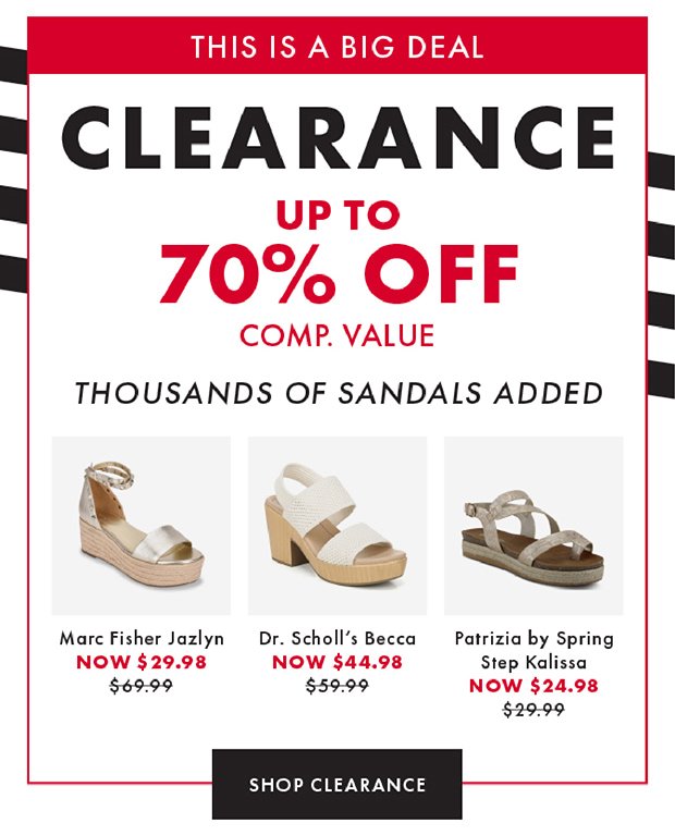 dsw clearance return policy