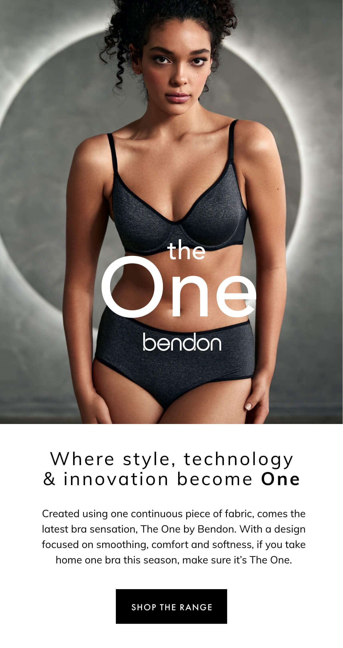 Bendon Lingerie AU: Introducing: The One by Bendon