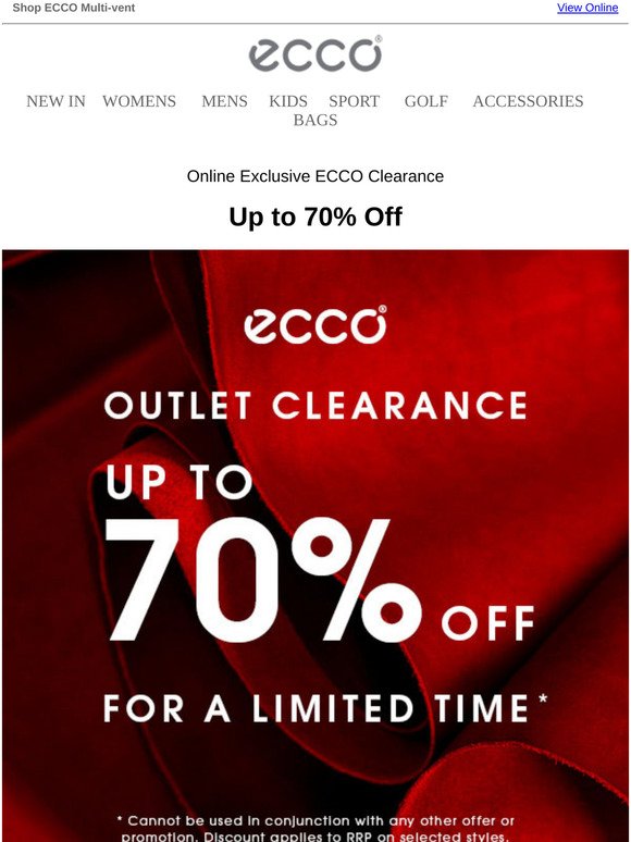 ECCO UK: ECCO Clearance Sale Ends Soon 