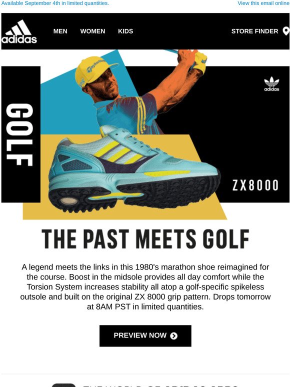 adidas zx 8000 golf shoe
