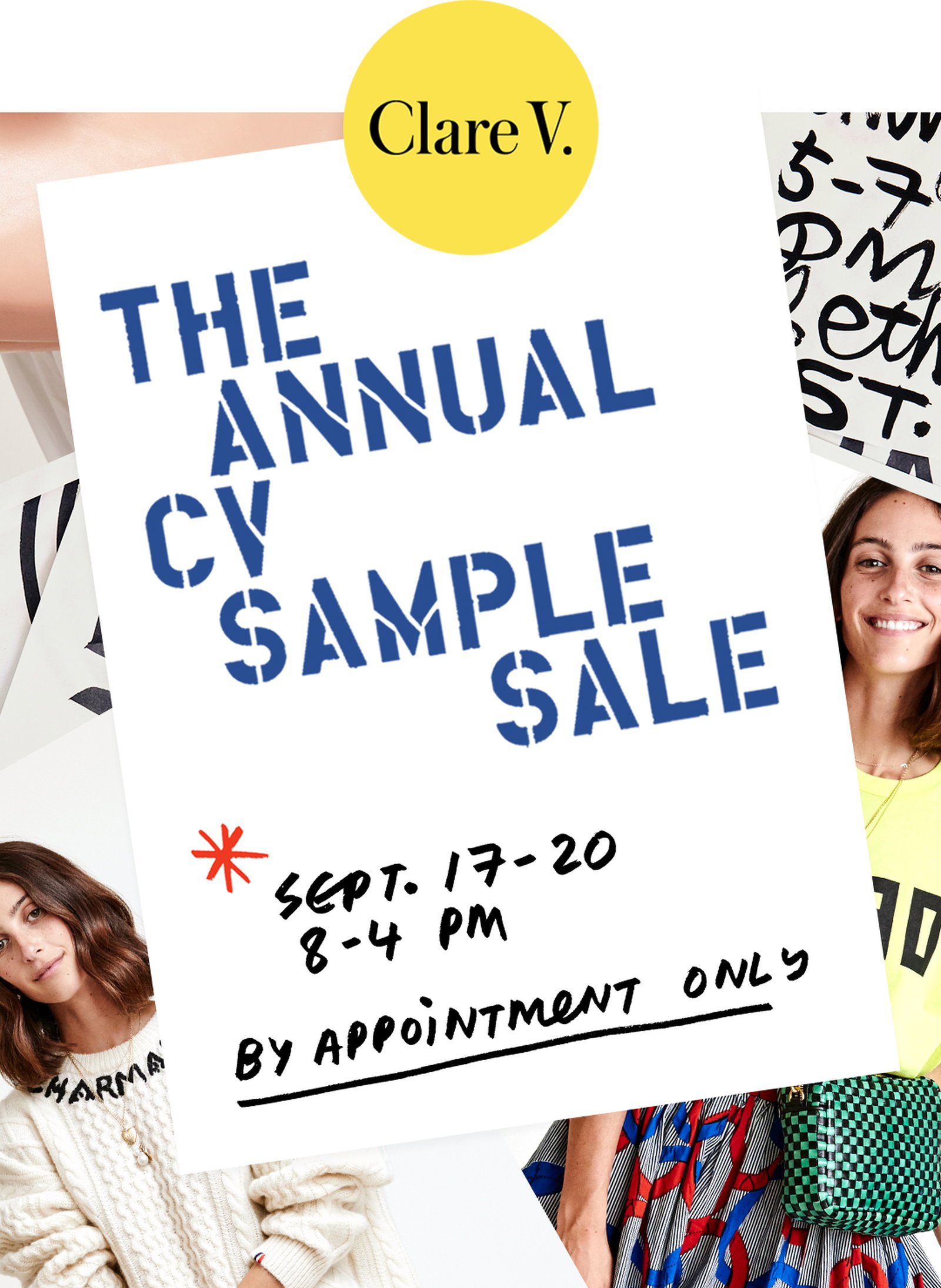 Our sample sale starts tomorrow! Cute bags for you and your cute friends. Clare  V. Sample Sale 9/22 from 8-6PM and 9/23 9-5PM @rowdtla…