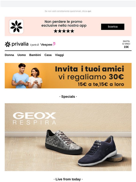 Privalia: Geox, La Martina, Colmar Originals Footwear, Rinascimento,  Speedo, Caleffi e tanto altro su Privalia | Milled