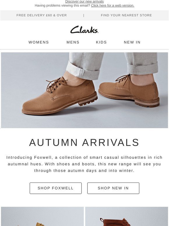 clarks uk new collection