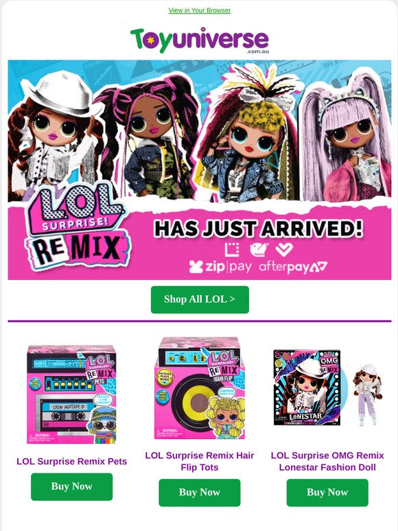 Toy Universe Lol Surprise Remix Has Launched On Toy Universe Milled