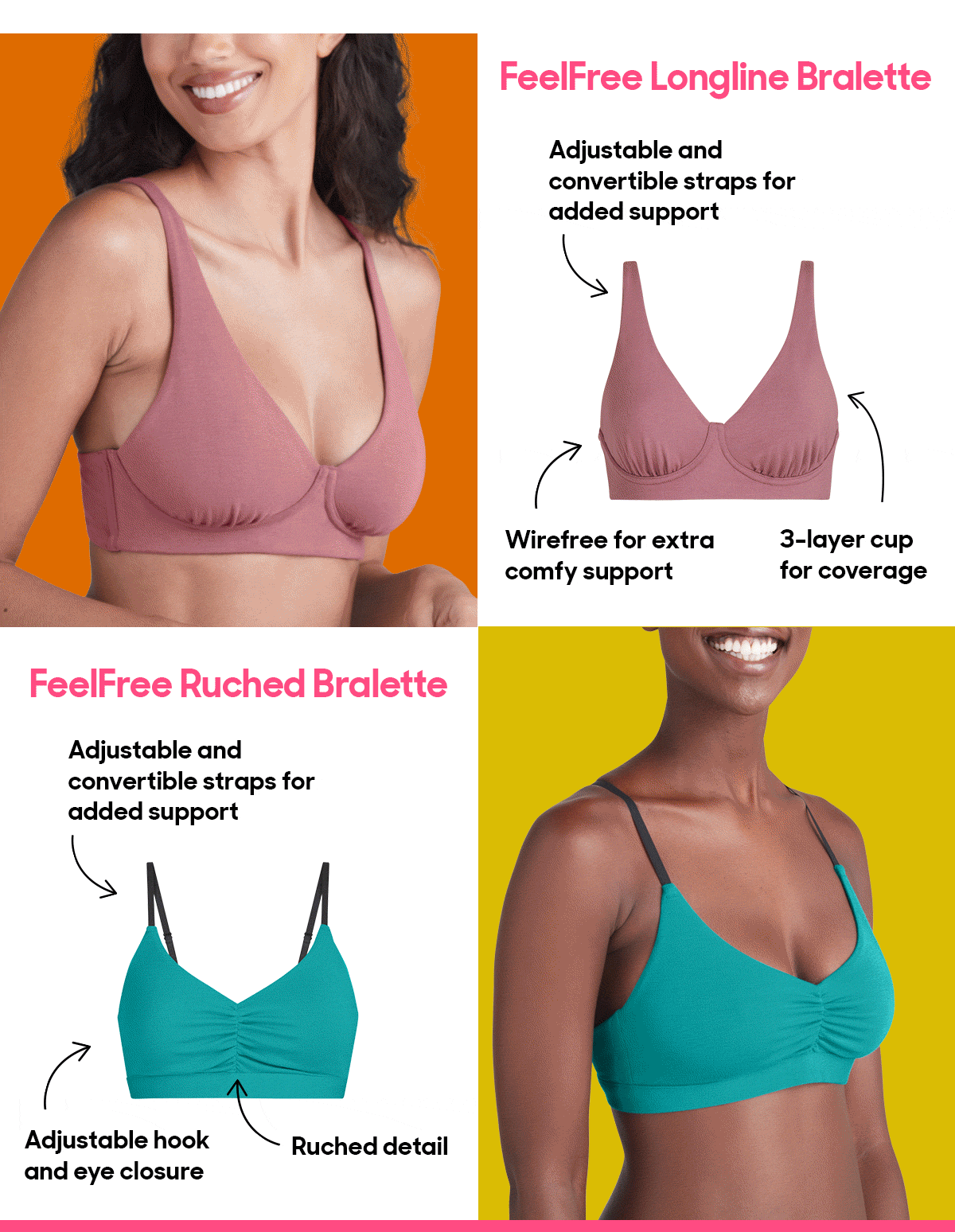 MeUndies : New FeelFree Bralettes and Undies