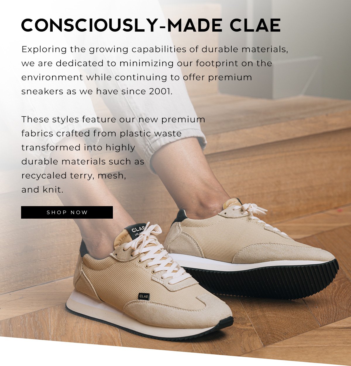 CLAE: Feel-good shoes you can feel good 