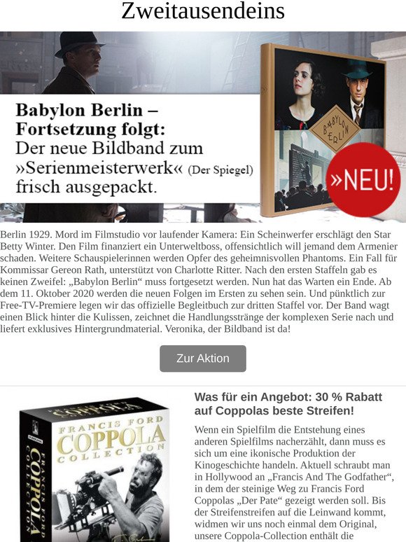 Brandneu: Babylon Berlin. Der offizielle Bildband zur dritten Staffel.