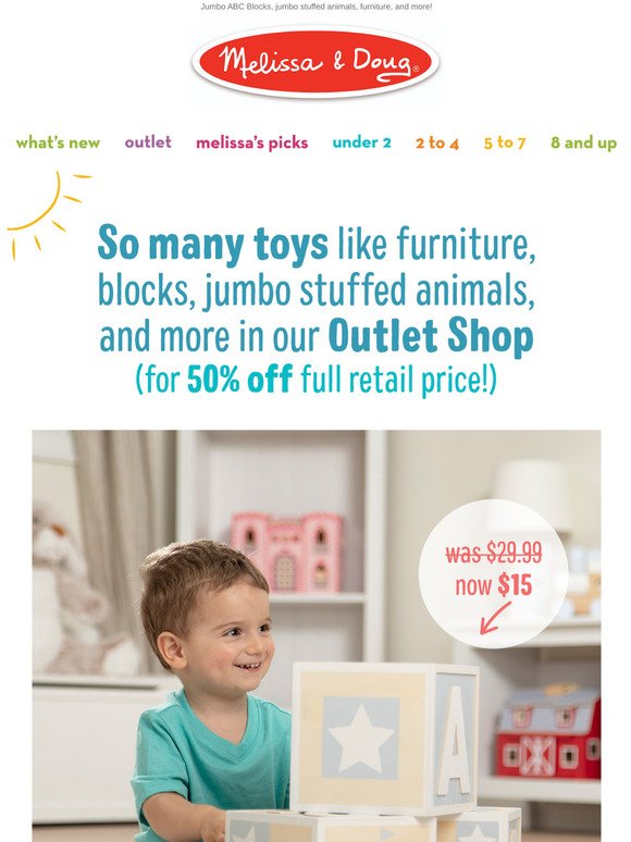melissa and doug outlet
