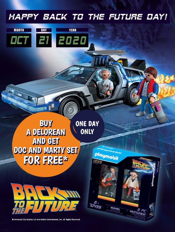 PLAYMOBIL US: Happy Back to the Future Day!