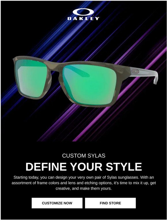 design your own oakley sunglasses