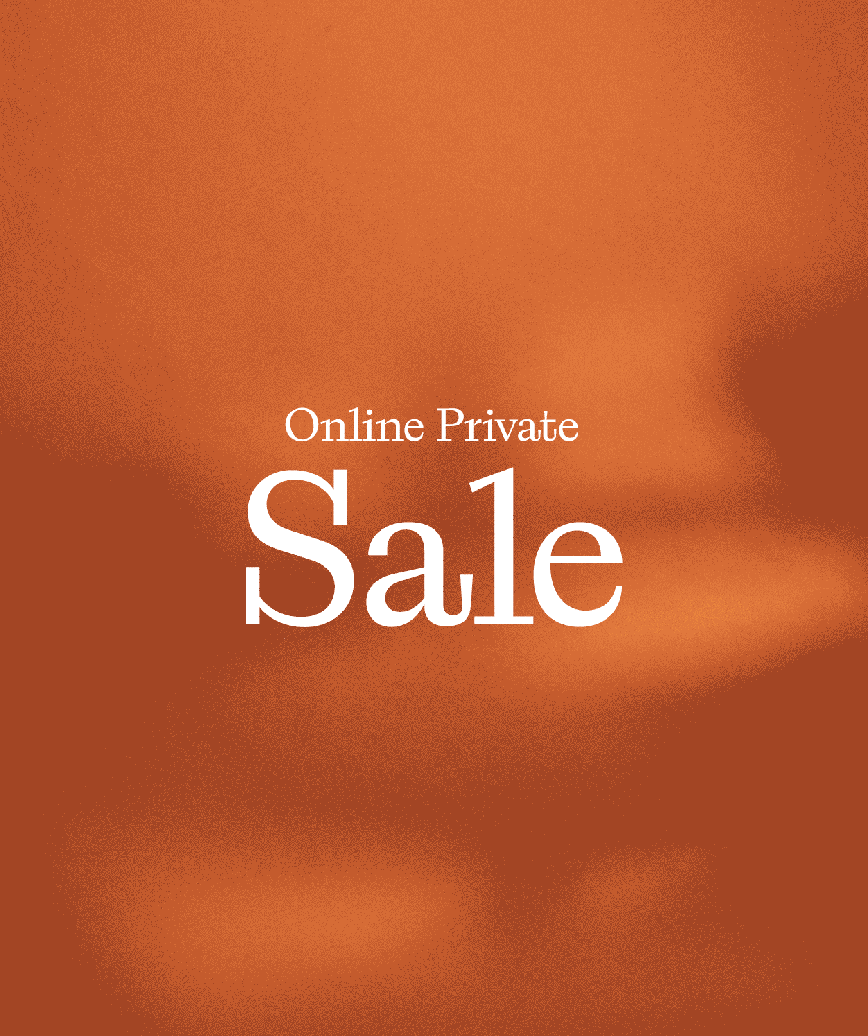 Private Outlet Sale Starts Today 