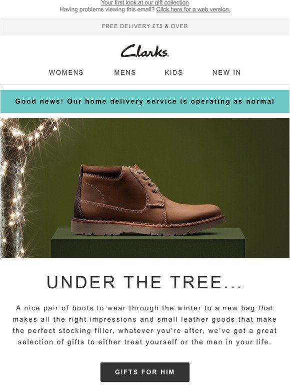 clarks home delivery