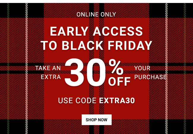G.H. Bass: Early Access to Black Friday 