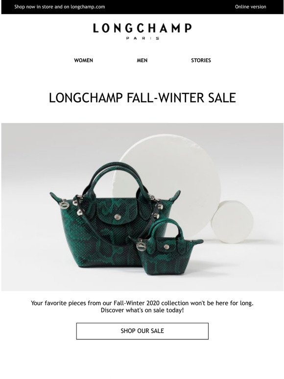 longchamp winter sale