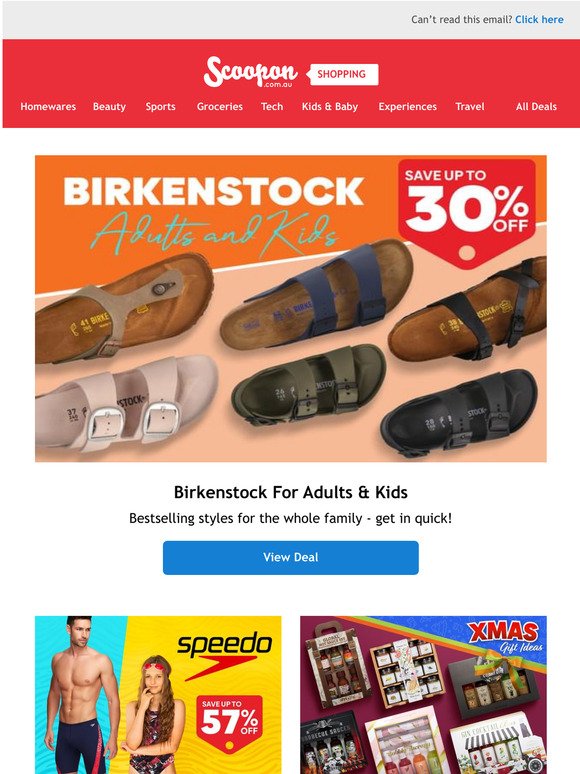 scoopon birkenstock