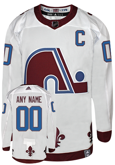 NHL Colorado Avalanche Custom Name Number 2021 Reverse Retro