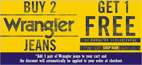 Langston's: ➡ Final Hours: Buy 2, Get 1 FREE on Wrangler and Cinch Jeans |  Milled
