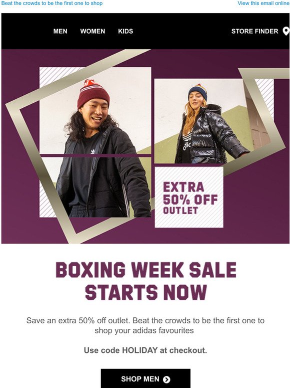 EXTRA 50% off Boxing week Sale 