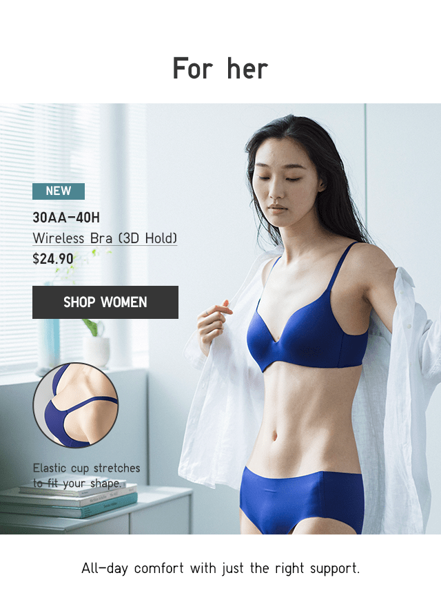Shop looks for「WIRELESS BRA (3D HOLD)」