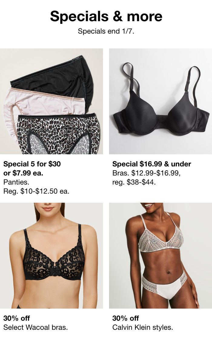 Macy's: Lingerie Sale ends tomorrow—stock up now!