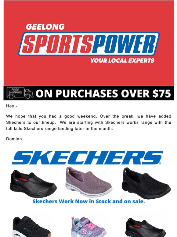 Sports Power Geelong: Skechers Launch 