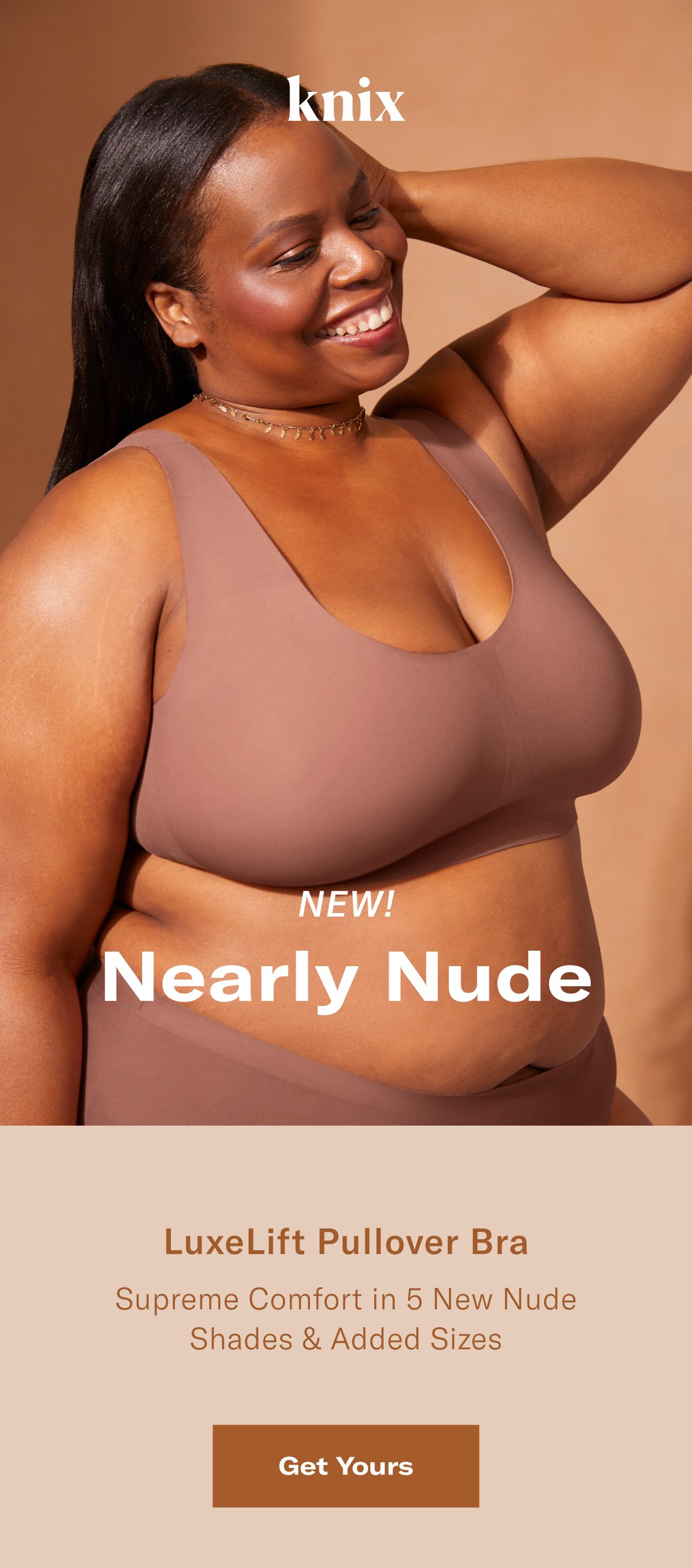 Knix: Now in NUDES: The Pullover Bra